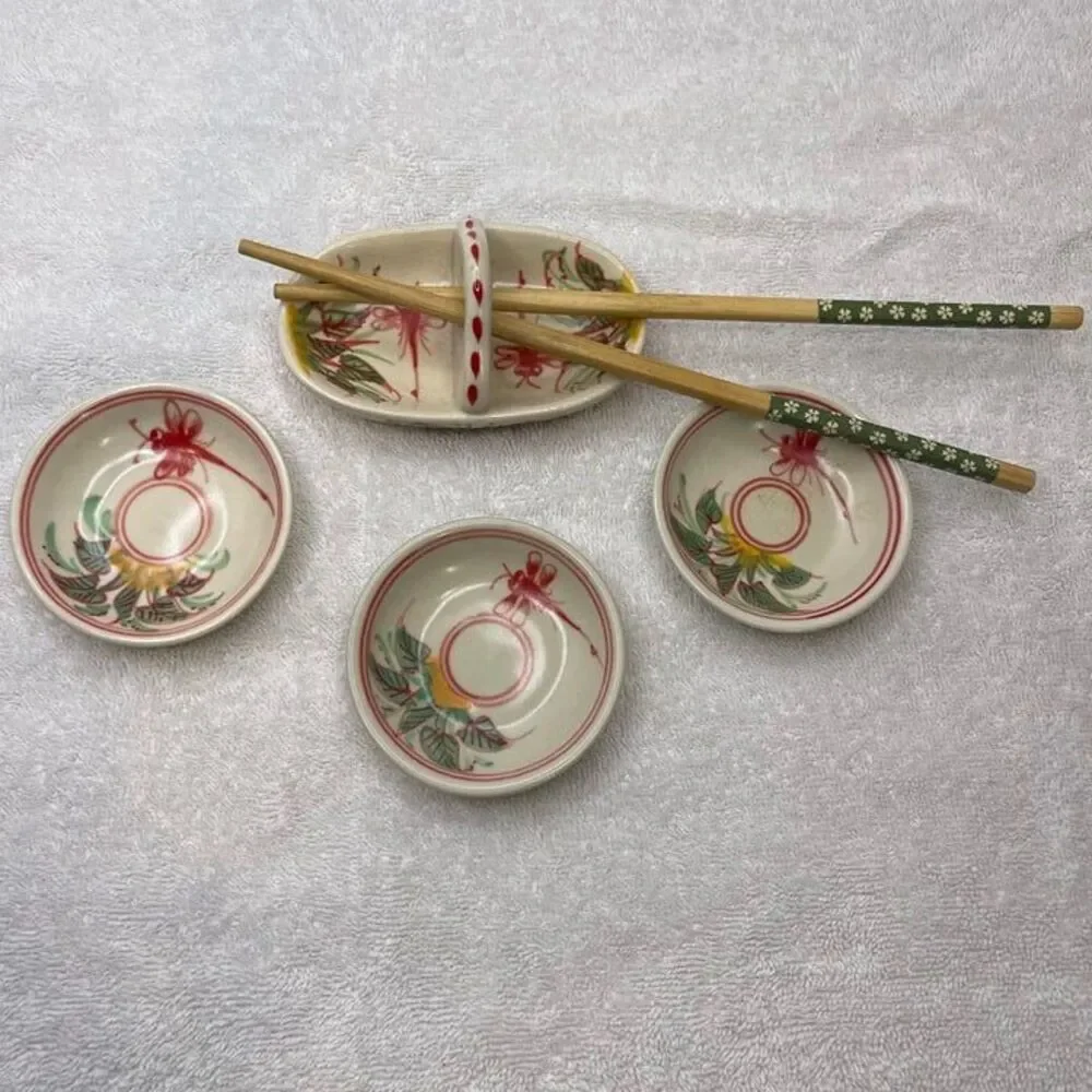 Sushi/Sauce ceramic set from World Market-EUC